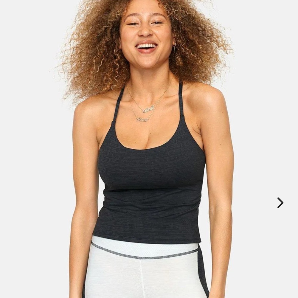Outdoor voices techsweat move free tank, night, size XS